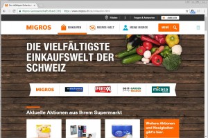 Screenshot Migros Einkaufen