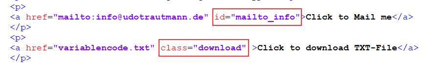 Screenshot Quelltext
