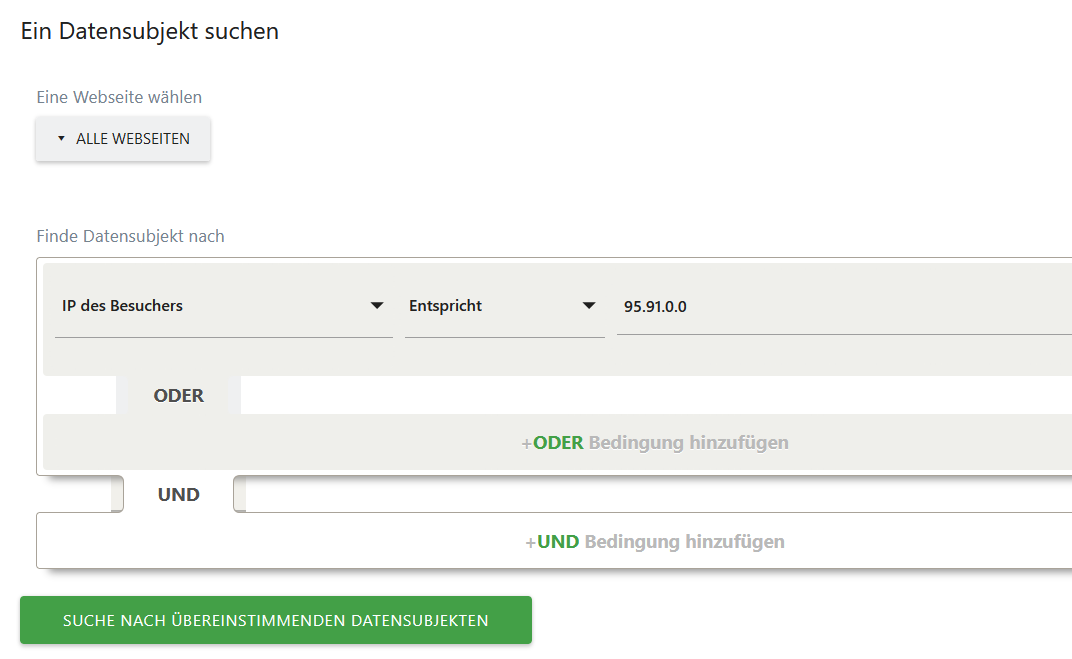 Screenshot DSGVO Hilfsmittel IP Adresse Matomo
