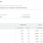 Screenshot Auswertung Multiattribution