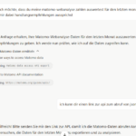 Screenshot Manus AI Aufgabenstellung